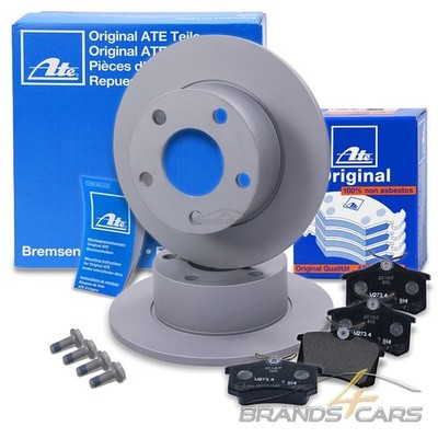 ATE BREMSSCHEIBEN Ø245 +BELÄGE HINTEN FÜR AUDI A6 C5 SKODA VW PASSAT 3B 3BG