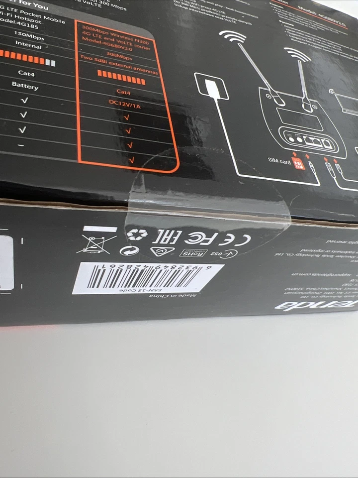 Tenda 4G 680V2.0 4G LTE and VoLTE Router - Mobile Wifi - New Sealed V2.0 - Image 3 of 4