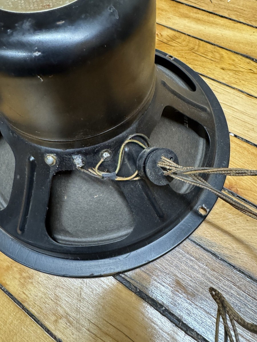 1940's Jensen Field Coil Speakers C12R 7.5 Watt 80V Pair Capehart