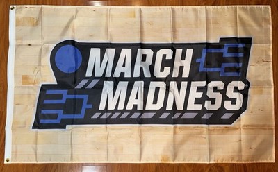 March Madness Man Cave Flag 3X5 Ft Banner Fan Tailgating Dorm Gift Decor