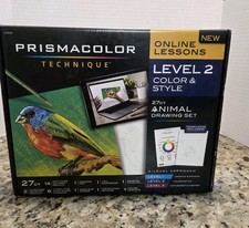 Prismacolor Technique 27ct Animal Drawing Set Level 2 Color Style Art Pencils