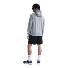 Mens Nike Club Pull Over French Terry Hoodie Dk Grey Heather/Lt Smoke