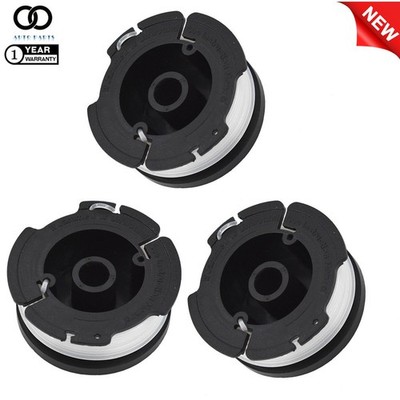 3 Pack- String Trimmer Spools For BLACK+DECKER GH900 AF-100-3ZP W/ 0.065'' Line