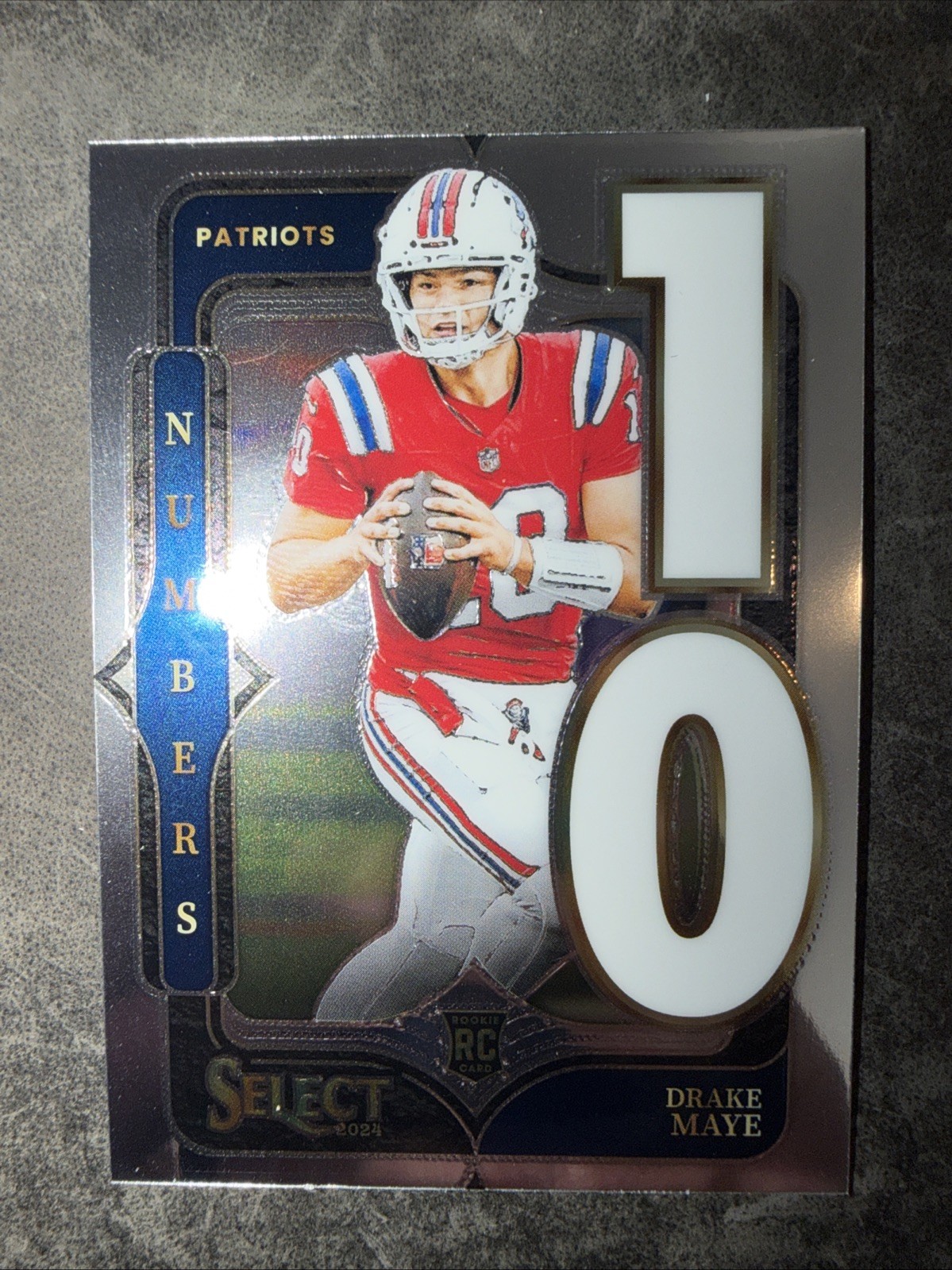 2024 Panini Select - Select Numbers Drake Maye #20 (RC)