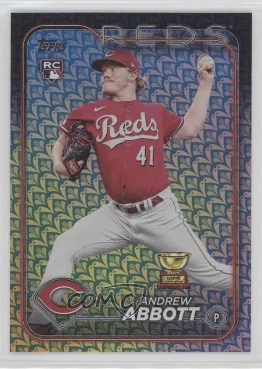 2024 Topps Series 1 Holiday Andrew Abbott #214 bn5