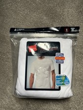 4 Pack Hanes Men  s Tagless Cotton T-Shirts Size Small Brand New