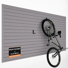 Slat Wall Paneling Garage Storage Systems Organizer 4ft x 8ft, Grey 