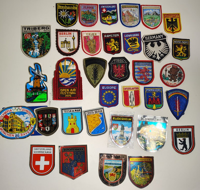 VTG Bavaria German Coat of Arms Bundeswehr Ausland 21 Patches + 13 Stickers Lot