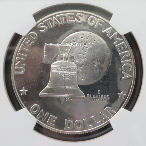 1976-S Silver Eisenhower Dollar * NGC Graded PF68 Cameo - Picture 5 of 6