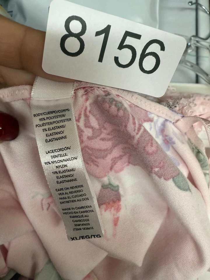 Camisón Flora Nikrooz para mujer correas de encaje floral talla XL Foto 4 de 4