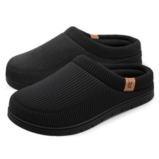 VeraCosy Men's Memory Foam Slippers Comfy Durable Moccasin House Shoes  Birt...