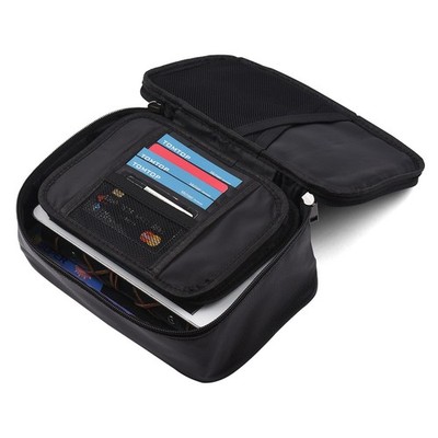 Fireproof Document Bag Money Pouch With Combination Lock Portable Safe Box