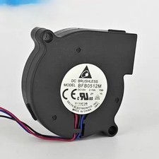 1PCS Delta BFB0512M 5015 DC12V 0.15A 5CM 3-Wire Turbo Blower Cooling Fan