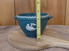 Wedgwood Jasperware SPRUCE GREEN Handled BACCHUS BOWL with Cherubs — photo 7