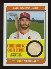 2023 Topps Heritage Baseball Clubhouse Collection #CCR-PG Paul Goldschmidt Relic
