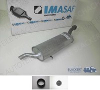 Imasaf ESD Auspuff Endtopf + Anbauteile für Alfa Romeo 164 2.0 + TS 1990-1998