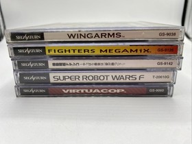 J4 Import Sega Saturn - Virtua Cop, Robots, Wingarms, Virtua Fighter - US SELLER