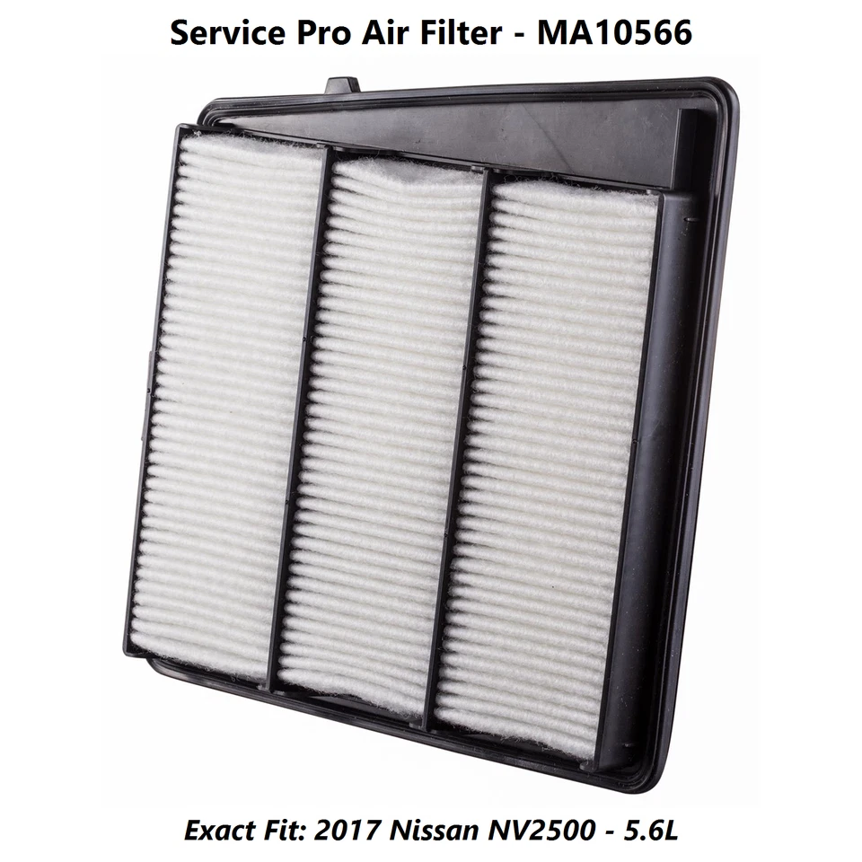 2017 Nissan NV2500 5.6L Complete Air, Oil & Cabin Filter Kit (0W-20) - Imagem 4 de 4