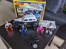 Dick Tracy Lot Sam Lips Itchy Mumbles Police Squad Car Playmates Great Condition