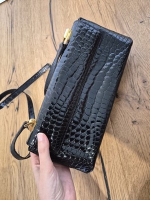 Luxus Designer Damen Handtasche ORIG. ED MEIER WIE NEU schwarz edel