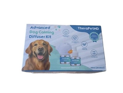 TheraPetMD Advanced Dog Calming Diffuser Kit 1 Diffuser 2Refill 48ml 30 Days New