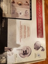 Universal Pfister Tub Shower Trim Kit. Brushed Stainless Steel. R90-TD2K.