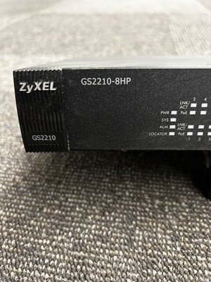 ZyXEL GS2210-8HP 8-Port Gigabit Fully Managed Layer 2 PoE Rack Switch