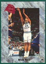 Rick Fox - 1991 Classic Four Sport #164 - North Carolina Basketball Card