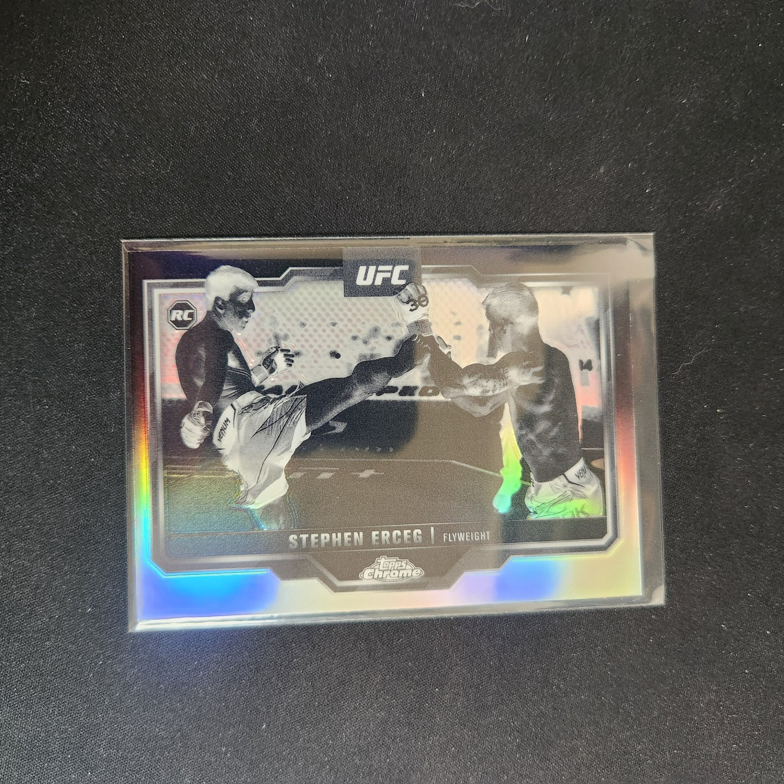 STEPHEN ERCEG RC Negative Refractor 2025 Topps Chrome UFC #63     L57