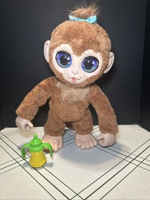 Furreal Peanut The Playful Monkey Interactive Toy Monkey 15''  Bottle Working
