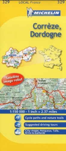 Correze, Dordogne Michelin Local Map 329 (Miche... by Michelin Sheet map, foldedFREE US DELIVERY | ISBN: 2067133837 | Quality Books