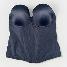 Jezebel Black Corset Top Bra Size 38D