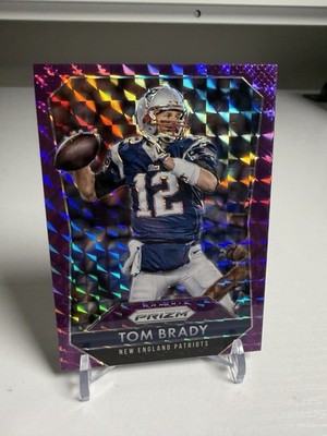 Tom Brady 2015 Panini Prizm Purple Mosaic Prizm SP /50 Card #12 ONLY YEAR