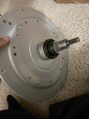 Genuine LG OEM washer housing assembly / clutch coupling.
