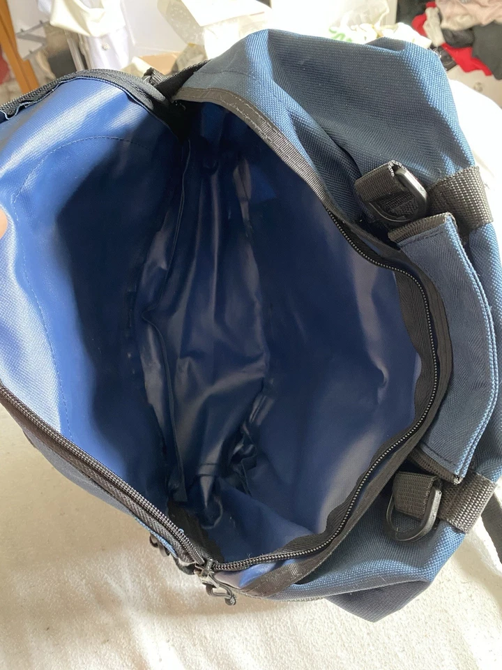 Tasche,Bauchtasche,Camel,Retro,Blau, Oldschool, Vintage,Gürteltasche - Bild 4 von 4