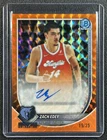2025 Bowman Basketball Orange Geometric Refractor Zach Edey #BCA-ZE