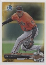 2017 Bowman Chrome Prospects Gold Refractor 12/50 Jomar Reyes #BCP137 4al