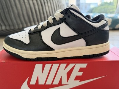 Nike Dunk Low PRM ''Vintage Panda'' Black White Size 7.5 Women / 6 Men FQ8899-100