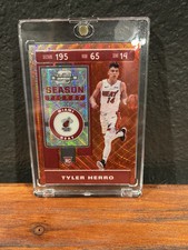 2019-20 Panini Optic - Season Ticket  Red Wave Prizm #125 Tyler Herro RC