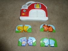 LeapFrog Fridge Farm Magnetic Matching Animal Barn Set Cow Sheep Horse Duck 2007