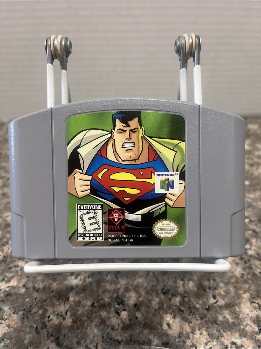 Superman 64 (Nintendo 64, 1999) N64 - Authentic - Tested - Works