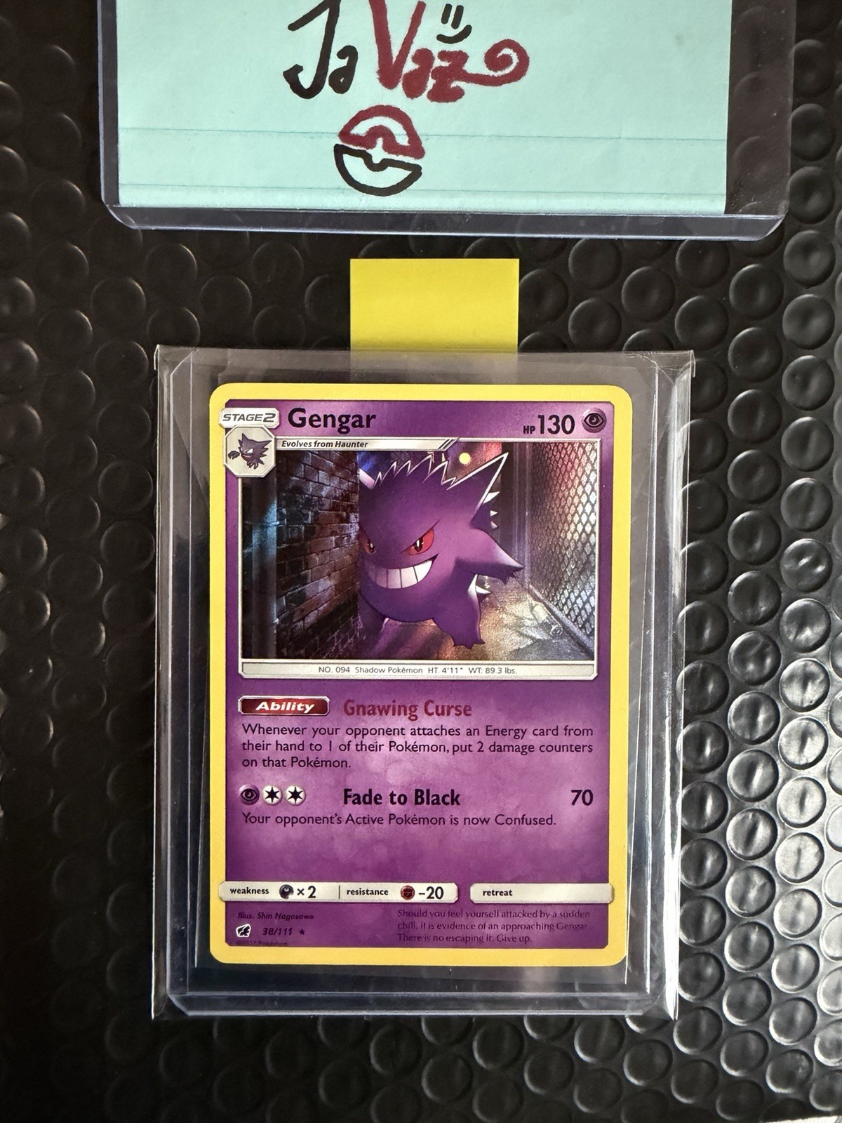 Gengar 38/111 NM Holo Rare 2017 SM Crimson Invasion Vintage 😈 1 DAY SHIP!