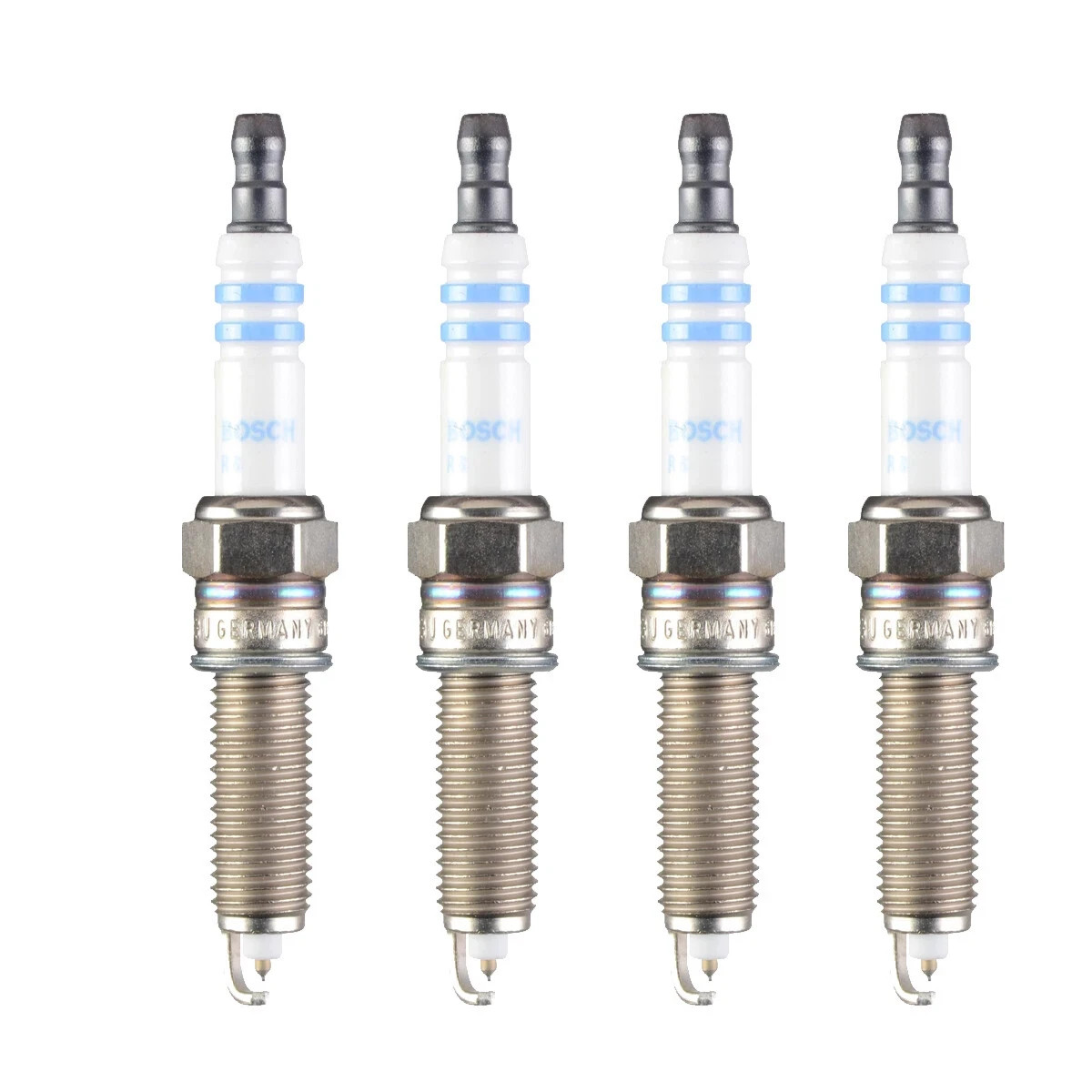 Set of 4 Spark Plugs Bosch for Hyundai Azera Elantra Coupe Kia Forte Koup Sedona