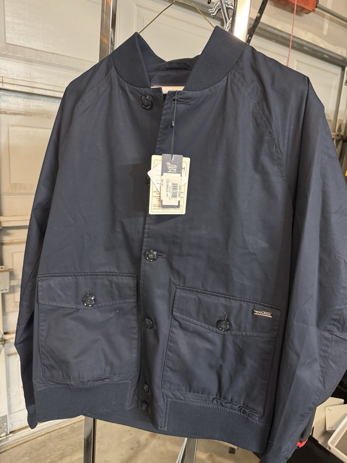 Vintage Woolrich Summer Coat Jacket Button-up Size Medium NWT