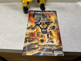 Vintage Lego Technic Throwbots: Blaster (8523) - Figure. Discs, Manual