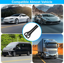 Car Seat Gap Filler Set of 2, Multifunctional Seat Side Gap Seam Filler Organ...