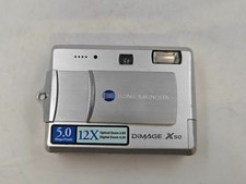 Konica Minolta Dimage X50 5.0 MP Digital Camera Silver - Not Working