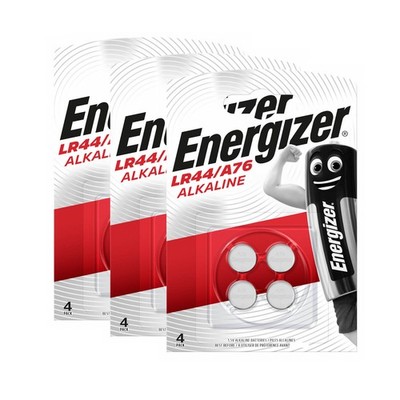 3x 4er Blister Energizer A76 V13GA LR44 AG13 13GA 357 Knopfzelle Batterie 1,5V