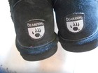 GIRLS BEAR PAW BLACK "ELLE" SUEDE FURRY SLIP-ON BOOTS SIZE 1 — photo 7