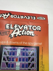 Nintendo NES Hangtab 5-Screw Elevator Action Game, Complete in Box, Tested